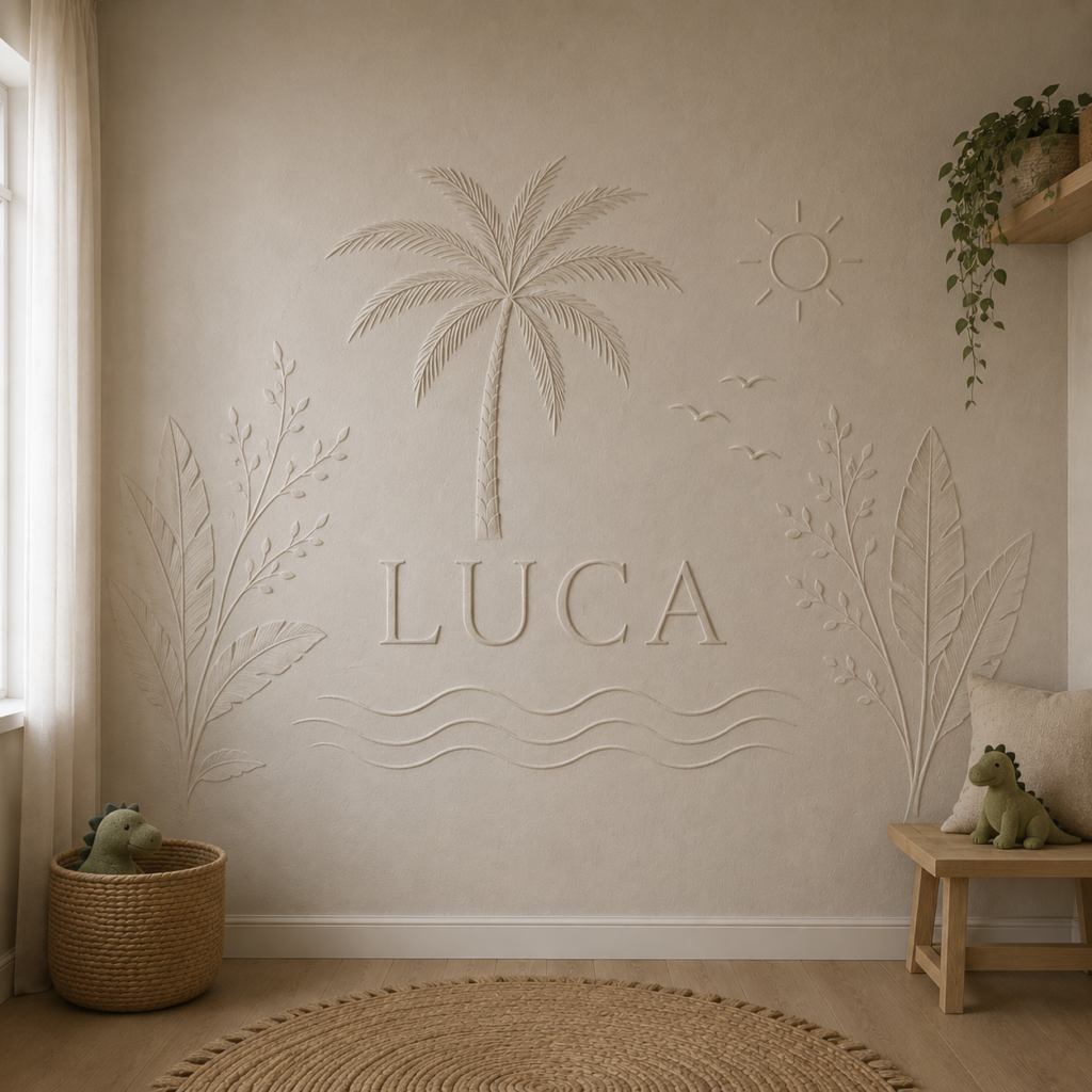 concept muur schildering kinderkamer